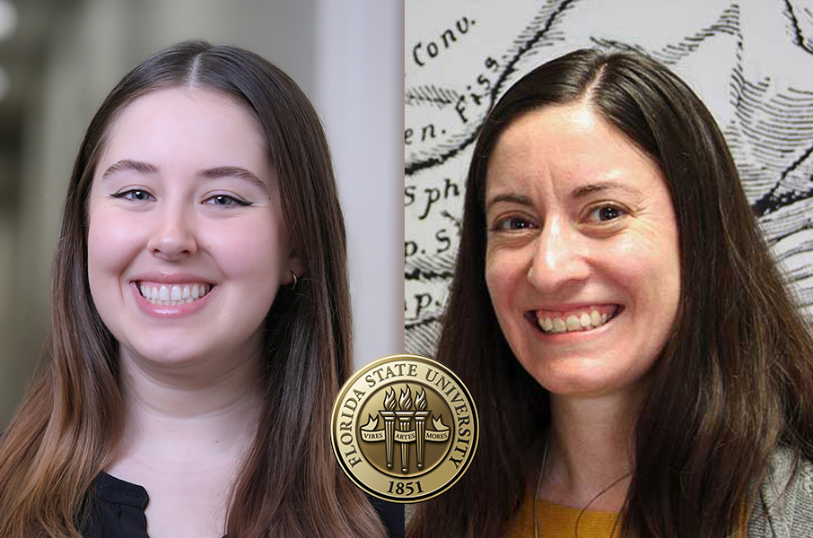 FSU Associate Professor of Psychology and Neuroscience Caterina Gratton and research technician Ally Dworetsky